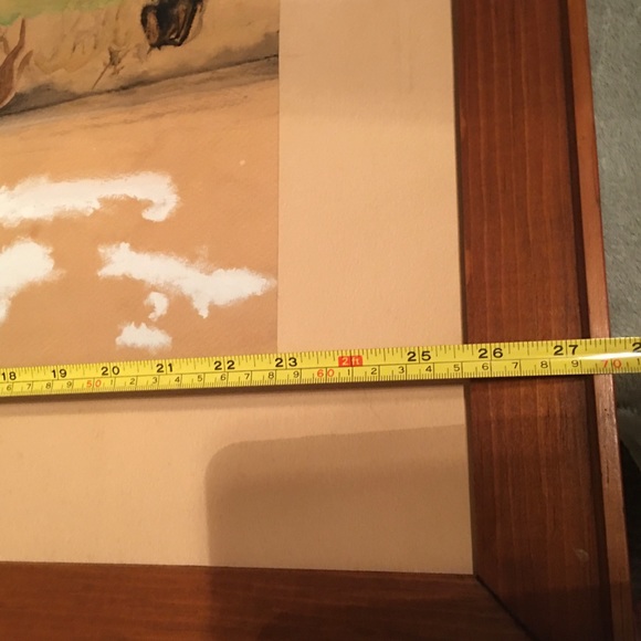 “Invocation to the Sun" by Charles Marion Russell 27.5X22.5” Wood frame Western - Picture 6 of 6